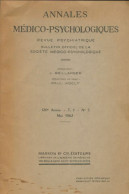 Annales Médico-psychologiques 120e Année Tome I N°5 (1965) De Collectif - Sin Clasificación