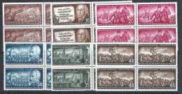 Alemania DDR 0140/145 ** MNH. 1953. Bloque De 4 - Neufs