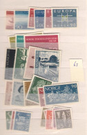 1963 MNH Norwegen, Year Complete According To Michel  Postfris** - Años Completos