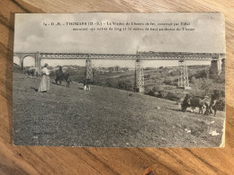 THOUARS Le Viaduc Du Chemin De Fer Construit Par Eiffel - Thouars