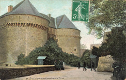 FRANCE - Brest - Vue Sur L'entrée Du Château Caserne D'Estrée - Animé - Vue Générale - Carte Postale Ancienne - Brest