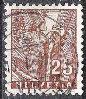 Schweiz Suisse 1934: Gorge Du Viamala-Schlucht Zu 199 Mi 275 Yv 276 Mit Voll-⊙ SCHLATT 13.I.37 (ZÜRICH) (Zu CHF 12.00) - Used Stamps