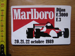 Autocollant Sticker AUTOMOBILE Marlboro 1989 Dijon F3 F 3000 - Adesivi