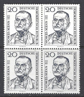 Alemania DDR 0259 ** MNH. 1956. Bloque De 4 - Nuevos