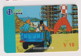 Télécarte CNC - Tintin - Stripverhalen