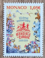 Monaco - YT N°3165 - 10e Anniversaire De La Fédération Mondiale Du Cirque - 2019 - Neuf - Ungebraucht