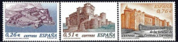 España 2003 Mi 3843/45 ** Castillos Castle - Unused Stamps