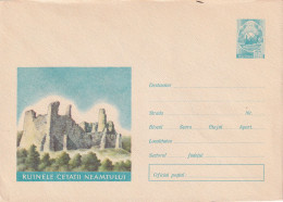 A24564  - RUINS OF NEAMT FORTRESS  Cover Stationery Romania 1968 GOOD SHAPE - Interi Postali