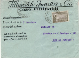 BRAZIL 1938  LETTER SENT TO RIO DE JANEIRO - Brieven En Documenten