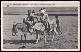 +++ CPA - MIDDELKERKE - Promenade à Dos D'Ane  // - Middelkerke