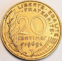 France - 20 Centimes 1969, KM# 930 (#4255) - 20 Centimes