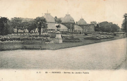 FRANCE - Rennes - Serres Du Jardin Public - Vue Panoramique  - Carte Postale Ancienne - Rennes