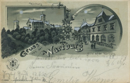 Die Wartburg Silberlitho Hotel Total Gl1903 #109.664 - Castles