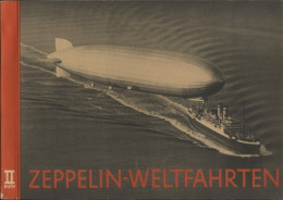 Zeppelin-Weltfahrten Buch II Sammelbilderalbum Greiling Zigarettenfabrik, Dresden 1936 - Non Classés