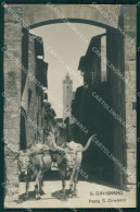 Siena San Gimignano Porta San Giovanni Buoi Foto Cartolina WX1324 - Siena