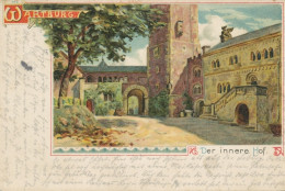 Die Wartburg Der Innere Hof Gl1904 #109.663 - Châteaux