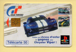 Télécarte 1998 : Playstation / Chrysler Viper / 50 Unités (voir Puce Et Numéro Au Dos) - 1998