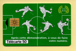 Télécarte 1998 : Michelin / Variété Verso Déformé / 50 Unités (voir Puce Et Numéro Au Dos) - Fehldrucke