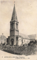 FRANCE - Asnelles La Belle Plage (Calvados) - Vue Sur L'Eglise XII E Siècle - Vue Panoramique - Carte Postale Ancienne - Bayeux