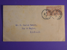 DN8 GREAT BRITAIN  LETTRE PERFIN 1928   A TUNIS    + AFF.  INTERESSANT+++ - Storia Postale