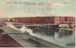 Lawrence, Mass. Wood Worsted Mills Gl1914 #204.151 - Autres & Non Classés