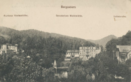 Bergzabern Kurhaus Sanatorium Luisenruhe Gl1918 #102.780 - Autres & Non Classés
