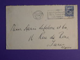 DN8 GREAT BRITAIN  LETTRE  1928  LONDON  A TUNIS +VERSO OVAL   + AFF.  INTERESSANT+++ - Marcofilie