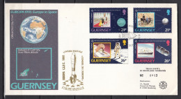 Guernesey 1991 - FDC - EUROPA CEPT - Europe Spatiale - FDC Special - Tirage Limite A 60 Ex. Numerotes - Guernsey