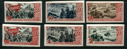 Russia 1947 Mi 1162-67 A MNH ** - Neufs