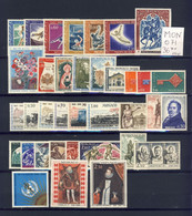 Monaco - Année 1968 Complète - Neuve SANS Charnière - 36 Timbres Du 736 à 771 - Complete MNH Year 1968 - Annate Complete