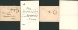 Petite Enveloppe + Contenu, Griffe "Grand Maitre De La Maison De La Reine, Comte De Mérode" (Couillet 1897) > Charleroi - Zonder Portkosten