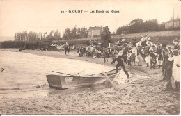 GRIGNY (69) Les Bords Du Rhône (Belle Animation) - Grigny