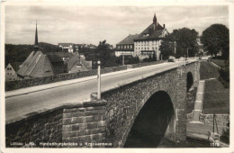 Löbau - Hindenburgbrücke Und Krankenhaus - Loebau