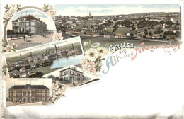 Gruss Aus Alt Und Neugersdorf In Sachsen - Litho - Ebersbach (Loebau/Zittau)