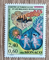 Monaco - YT N°1931 - Comité Monégasque De Lutte Contre La Tuberculose Et Les Maladies Respiratoires - 1994 - Neuf - Neufs