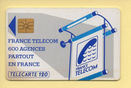 Télécarte : 600 Agences / 120 Unités : Numéro B0A17J (voir Cadre, Texte Et Numérotation) - 600 Agences