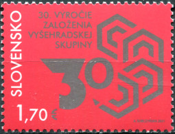 SLOVAKIA - 2021 - STAMP MNH ** - 30th Anniversary Of The Visegrad Group - Unused Stamps