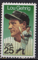 ETATS UNIS D'AMERIQUE - Lou Gehrig - Unused Stamps