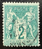 France 1876   Sage Type I    Y Et T  62  O - 1876-1878 Sage (Type I)