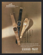 Pub Papier  Montres Horlogerie  Audemars Piguet Le Brassus Genève Montre Pour Hermes Dos  Disney World Eastern - Publicités