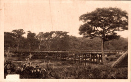 BRAZZAVILLE / PONT DE BOIS SUR LE DJOUE - Brazzaville