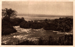 BRAZZAVILLE / VUE D'ENSEMBLE SUR LES RAPIDES DU DJOUE ET DU CONGO - Brazzaville