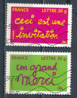 °°° FRANCE - Y&T N° 3760/61 - 2005 °°° - Used Stamps