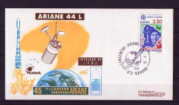 Espace 1991 07 17 - ESA - Ariane V44 - Composite Noire - Europa