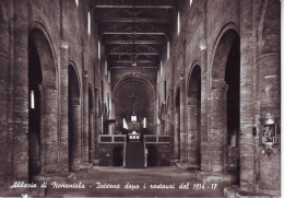 Abbazia Di Nonantola(modena) - Interno Dopo I Restauri 1914-17 - Non Viaggiata - Modena