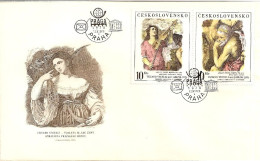 FDC 2334-5 Czechoslovakia Ticiano Vecelli Apollo And Marsyas 1978 - Altri & Non Classificati