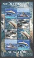 Niuafo'ou - 2020 - Marine Mammals: Whales, Dolphins - Yv 485/88 - Whales