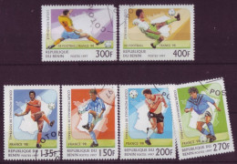 Afrique - Bénin - France 98 - Coupe Du Monde De Football - 6 Timbres Différents  - 7060 - Benin - Dahomey (1960-...)
