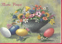 BUONA PASQUA - ALLEGORIA - DIS. ELENA - EDIZ. GM - NUOVA - Ostern