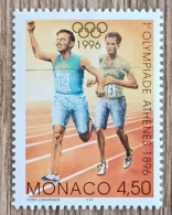 Monaco - YT N°2053 - Jeux Olympiques D'été à Atlanta / Course - 1996 - Neuf - Unused Stamps